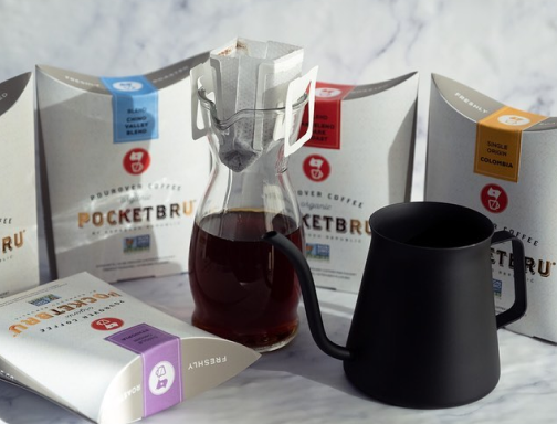 pocketbrew and kettle